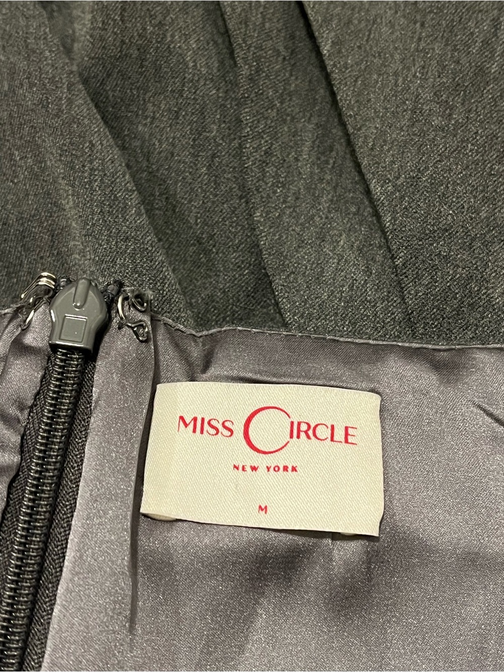 Miss Circle Hazel Grey Preppy Halter Neck Pleated Mini Dress - Picture 6 of 9